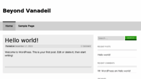 What Beyondvanadiel.com website looked like in 2016 (8 years ago)