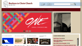 What Bic-church.org website looked like in 2016 (8 years ago)