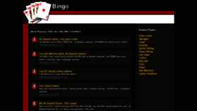 What Binog.com website looked like in 2016 (8 years ago)