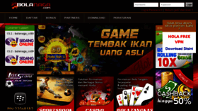 What Bolanaga.com website looked like in 2016 (8 years ago)