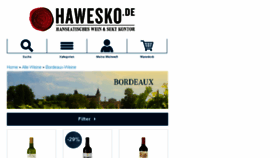 What Bordeaux.de website looked like in 2016 (8 years ago)