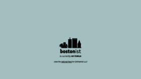 What Bostonist.com website looked like in 2016 (8 years ago)