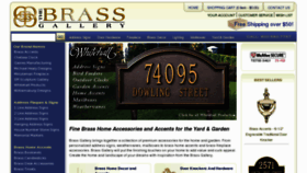 What Brassgallery.com website looked like in 2016 (8 years ago)