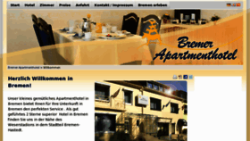 What Bremer-apartmenthotel.de website looked like in 2016 (8 years ago)