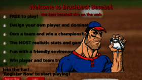 What Brushbackbaseball.com website looked like in 2016 (8 years ago)