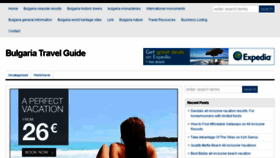 What Bulgaria-travelguide.info website looked like in 2016 (8 years ago)