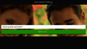 What Buscouniversidad.com website looked like in 2016 (9 years ago)