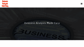 What Business-analysis-made-easy.com website looked like in 2016 (8 years ago)