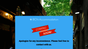 What Bcn-accommodation.com website looked like in 2016 (8 years ago)