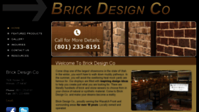 What Brickdesignutah.com website looked like in 2016 (8 years ago)