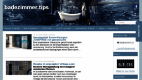 What Badezimmer.tips website looked like in 2016 (8 years ago)