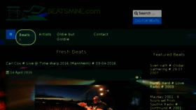 What Beatsmine.com website looked like in 2016 (8 years ago)