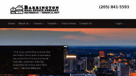 What Barringtonrealestateco.com website looked like in 2016 (8 years ago)