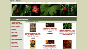 What Blessedmaineherbs.com website looked like in 2016 (8 years ago)