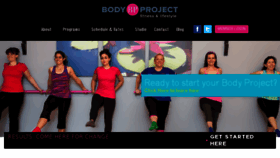 What Bodyprojectfitness.com website looked like in 2016 (8 years ago)