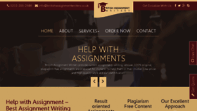 What Britishassignmentwriters.co.uk website looked like in 2016 (8 years ago)