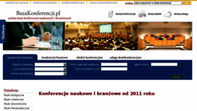 What Bazakonferencji.pl website looked like in 2016 (8 years ago)
