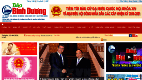 What Baobinhduong.org.vn website looked like in 2016 (8 years ago)