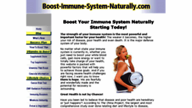 What Boost-immune-system-naturally.com website looked like in 2016 (8 years ago)