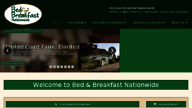 What Bedandbreakfastnationwide.com website looked like in 2016 (8 years ago)