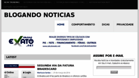 What Blogandonoticias.com website looked like in 2016 (8 years ago)
