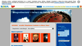 What Blogoslawieni-i-swieci.bloog.pl website looked like in 2016 (8 years ago)