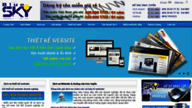 What Bluesky.vn website looked like in 2016 (8 years ago)