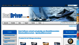 What Boatdriver.de website looked like in 2016 (8 years ago)