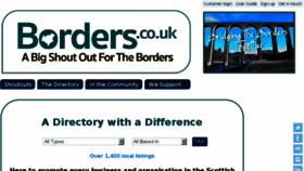 What Borders.co.uk website looked like in 2016 (8 years ago)