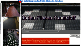 What Balkon-boden.de website looked like in 2016 (8 years ago)