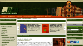 What Bauskasbiblioteka.lv website looked like in 2016 (8 years ago)