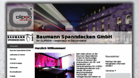 What Baumann-spanndecken.de website looked like in 2016 (8 years ago)