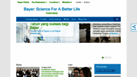 What Bayer.co.id website looked like in 2016 (8 years ago)