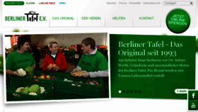What Berliner-tafel.de website looked like in 2016 (8 years ago)