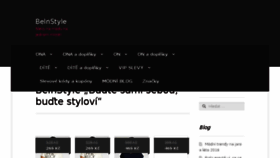 What Beinstyle.cz website looked like in 2016 (8 years ago)