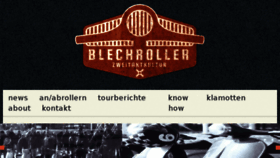 What Blechroller.com website looked like in 2016 (8 years ago)
