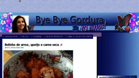 What Byebyegordura.com.br website looked like in 2016 (8 years ago)