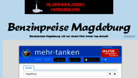 What Benzinpreise-magdeburg.de website looked like in 2016 (8 years ago)