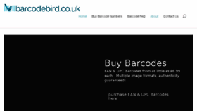 What Barcodebird.co.uk website looked like in 2016 (8 years ago)