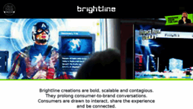 What Brightlineinteractive.com website looked like in 2016 (8 years ago)