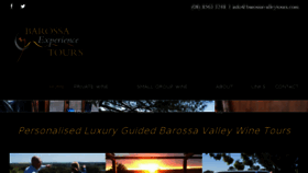 What Barossavalleytours.com website looked like in 2016 (8 years ago)