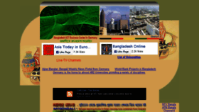 What Bangladeshonline.de website looked like in 2016 (8 years ago)