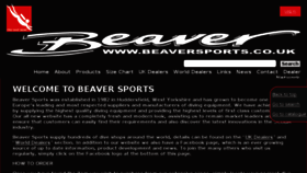 What Beaversports.co.uk website looked like in 2016 (8 years ago)