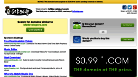What Bfddevelopers.com website looked like in 2016 (9 years ago)