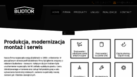 What Budtor.pl website looked like in 2016 (8 years ago)