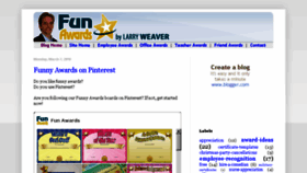 What Blog.funawards.com website looked like in 2016 (8 years ago)