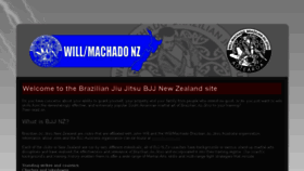 What Bjj.co.nz website looked like in 2016 (8 years ago)