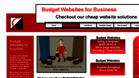 What Budgetwebsitesforbusiness.com website looked like in 2016 (8 years ago)