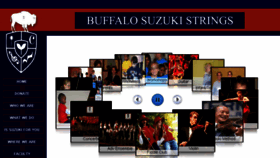 What Buffalosuzukistrings.org website looked like in 2016 (8 years ago)