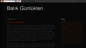 What Balikgunlukleri.com website looked like in 2016 (8 years ago)